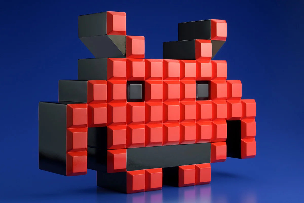 BellFine SoftB Space Invaders Crab Soft Vinyl Figure
