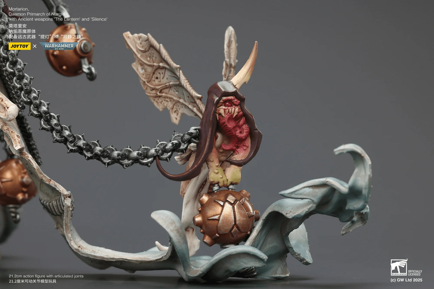 Mortarion， Daemon Primarch of Nurgle with Ancient weapons‘The Lantern' and ‘Silence'