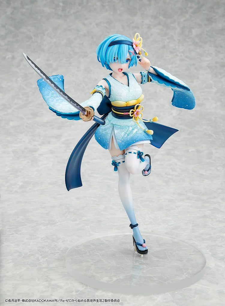 KADOKAWA Re:ZERO Rem Combat Outfit Ver. Scale Figure