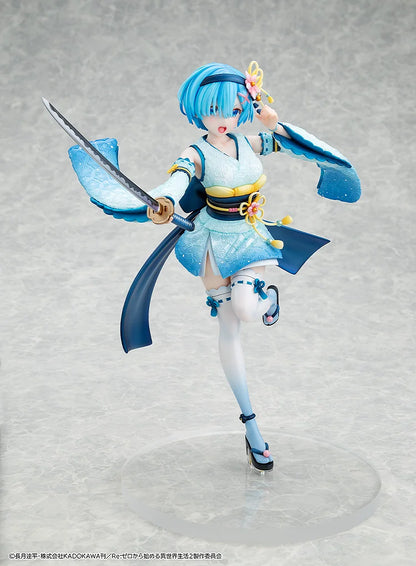 KADOKAWA Re:ZERO Rem Combat Outfit Ver. Scale Figure