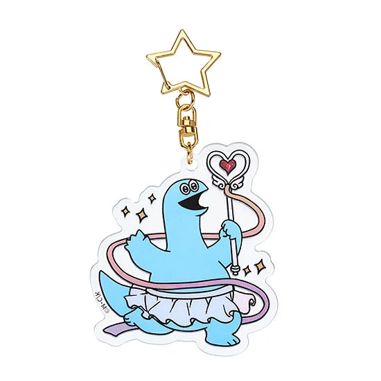 GoodSmile Moment Gal & Dino Glow-in-the-Dark Acrylic Keychain