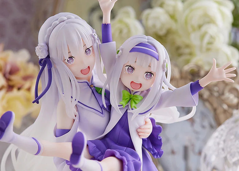 SEGA Re:ZERO Emilia & Childhood Emilia Scale Figure