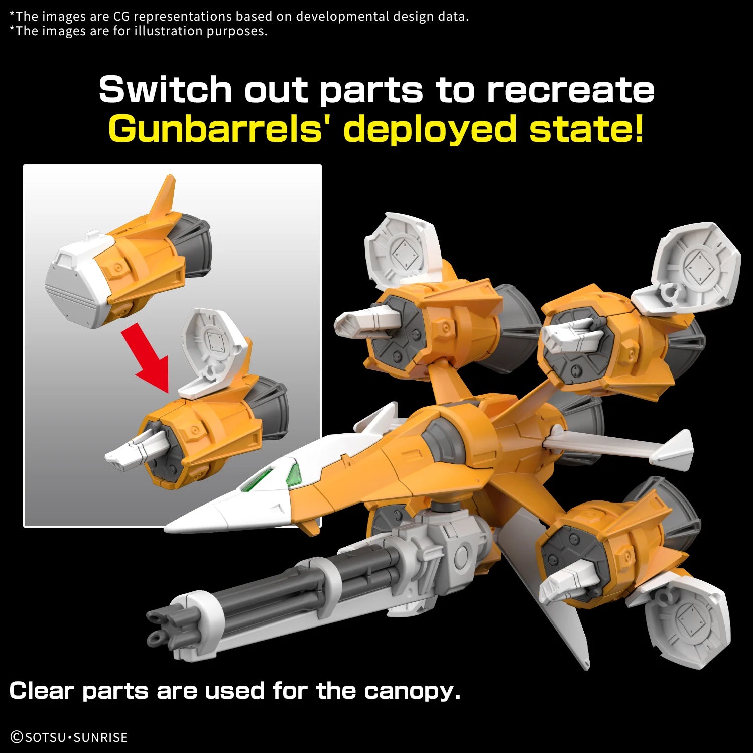 Gundam SEED Gunbarrel Striker Option Parts Set