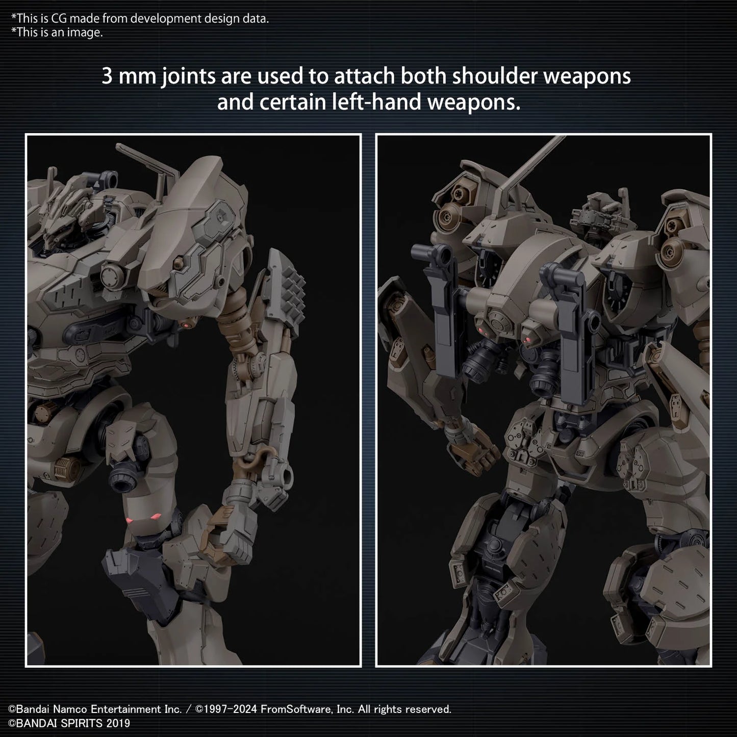 30MM ARMORED CORE Ⅵ FIRES OF RUBICON RaD CC-2000 ORBITER NIGHTFALL