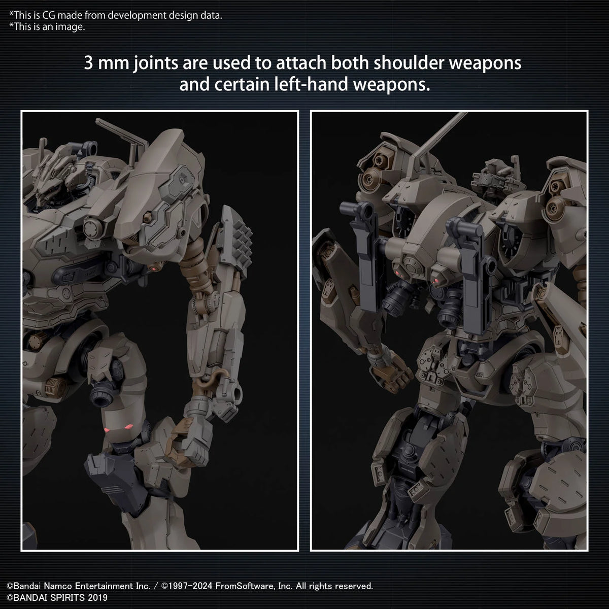 30MM ARMORED CORE Ⅵ FIRES OF RUBICON RaD CC-2000 ORBITER NIGHTFALL