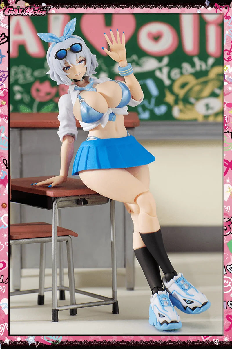 AMAKUNI GALHolic Mio 1/10 Scale Bishoujo Plastic Model Kit