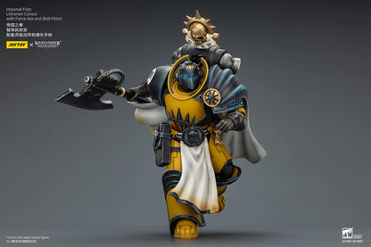 Imperial Fists Librarian Consul with Force Axe and Bolt Pistol