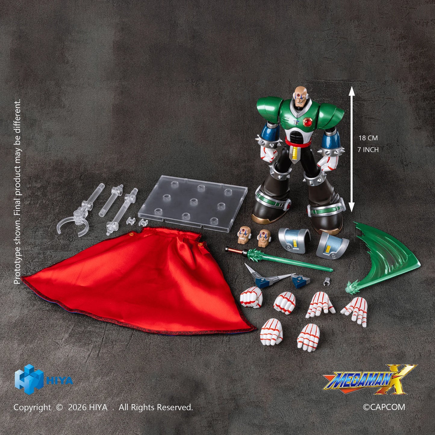 None Scale 7.1 Inch Mega Man X series Sigma Action Figure