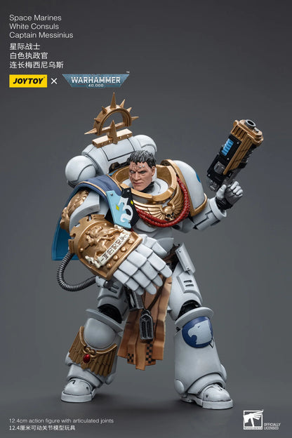 JOYTOY Warhammer 40K Space Marines Captain Messinius Action Figure