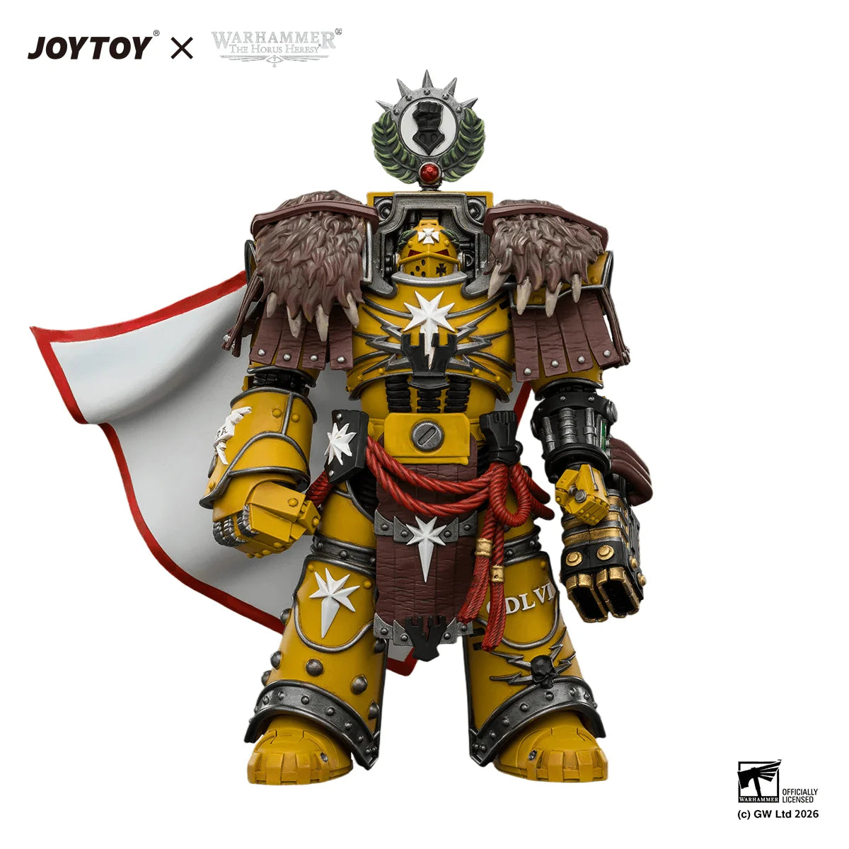JOYTOY Warhammer 40K Lord Castellan Evander Garrius Articulated Action Figure
