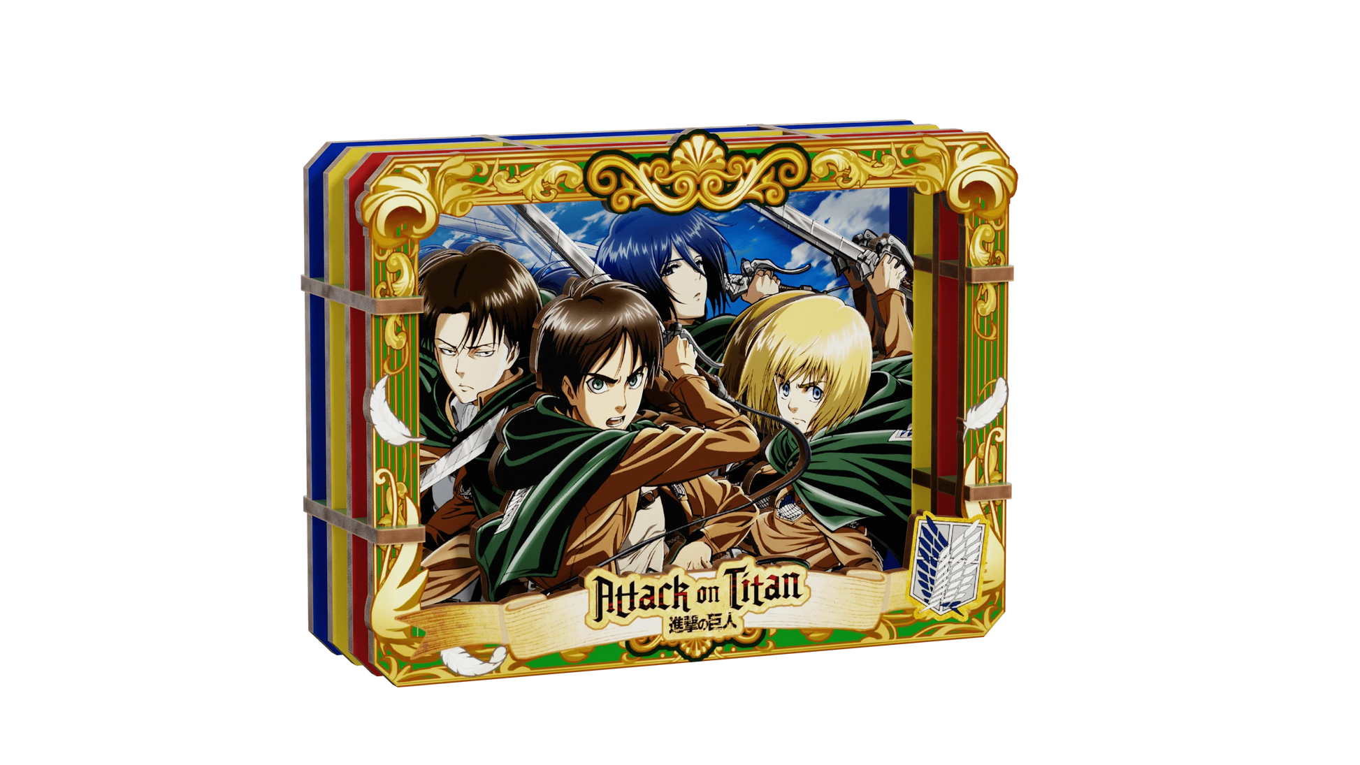Attack on Titan Wooden Gallery - S (6 units/set) (Box of 6)