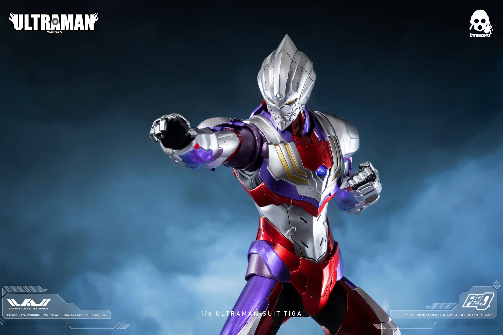 ThreeZero FigZero 1/6 Ultraman Suit Tiga Action Figure