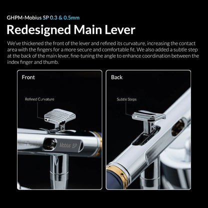 Gaahleri Premium Series Mobius SP Siphon Feed Airbrush