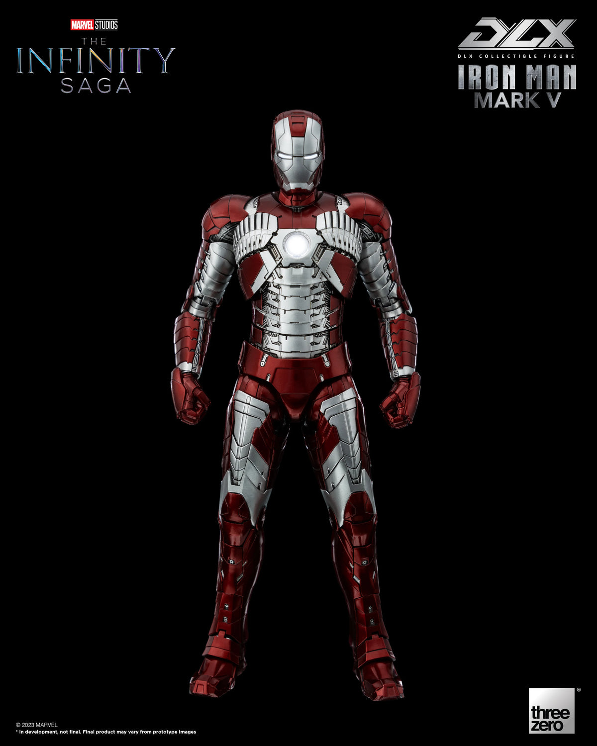 threezero DLX Iron Man Mark 5 Action Figure