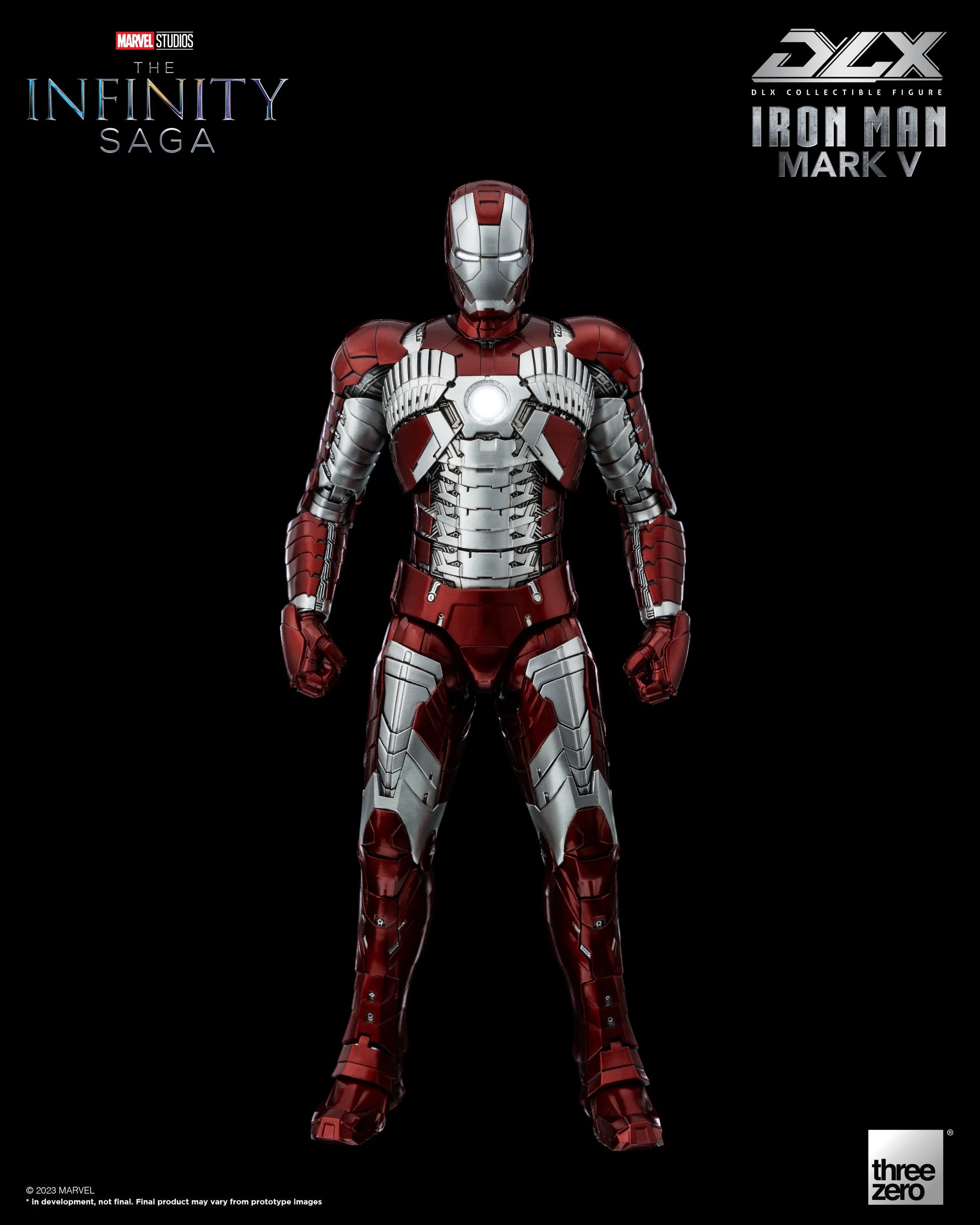 threezero DLX Iron Man Mark 5 Action Figure