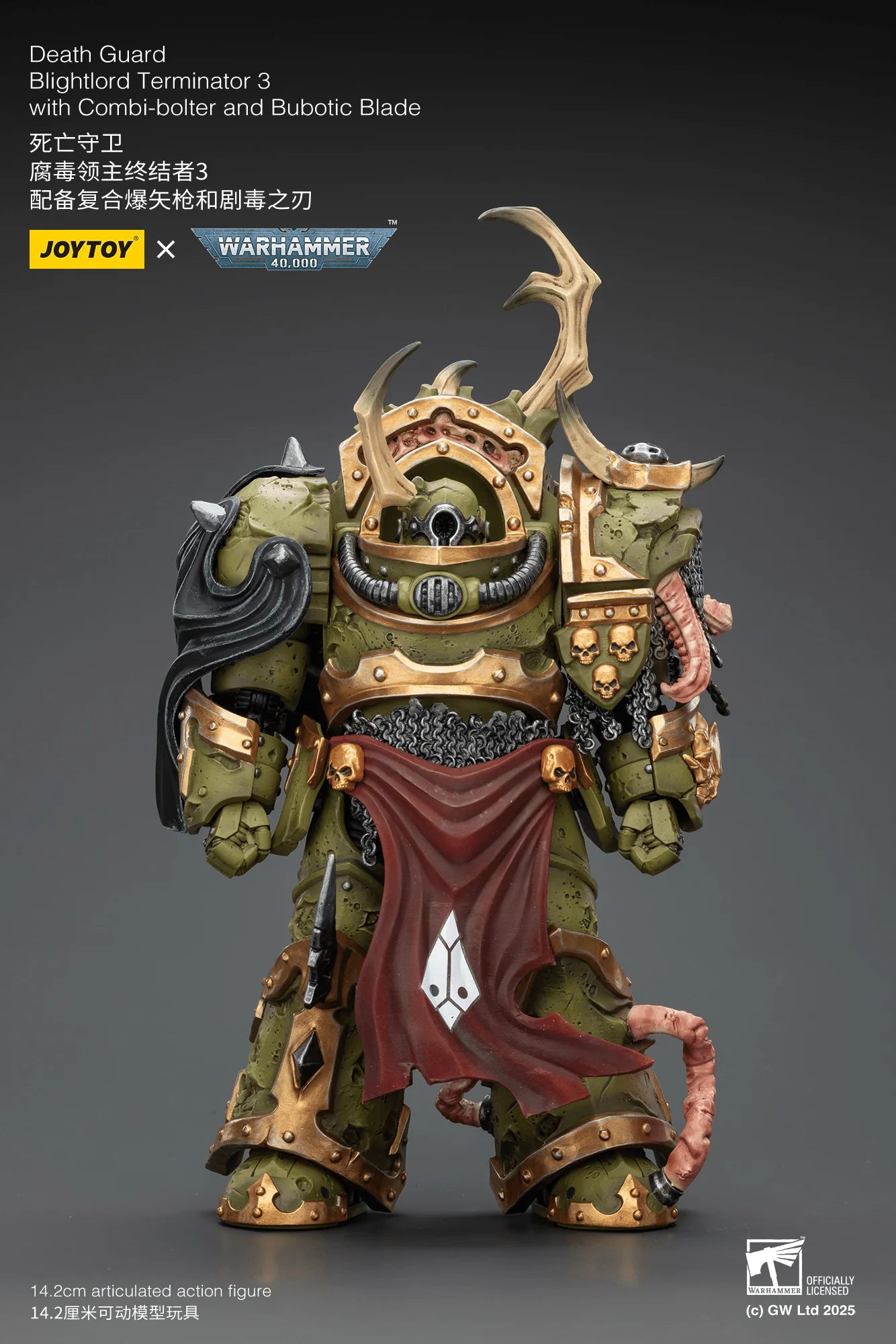 Death Guard Blightlord Terminator 3 with Combi-bolter and Bubotic Blade