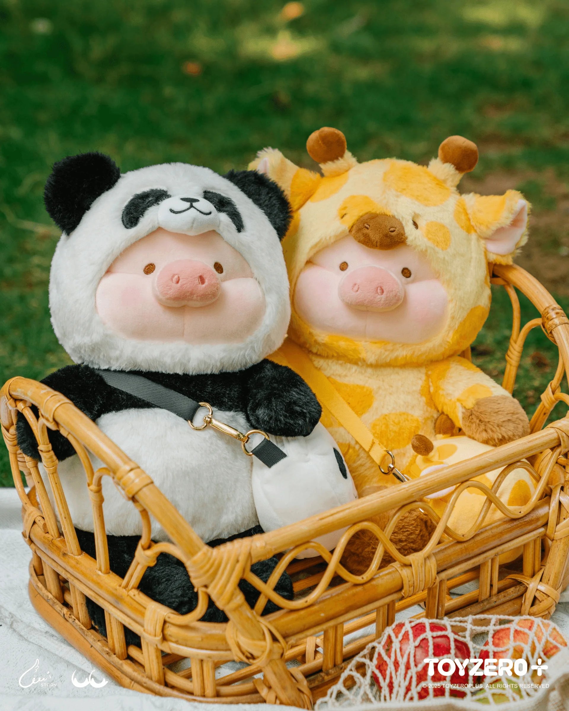LuLu the Piggy Animal Party - Cheerful Giraffe Lu Plush