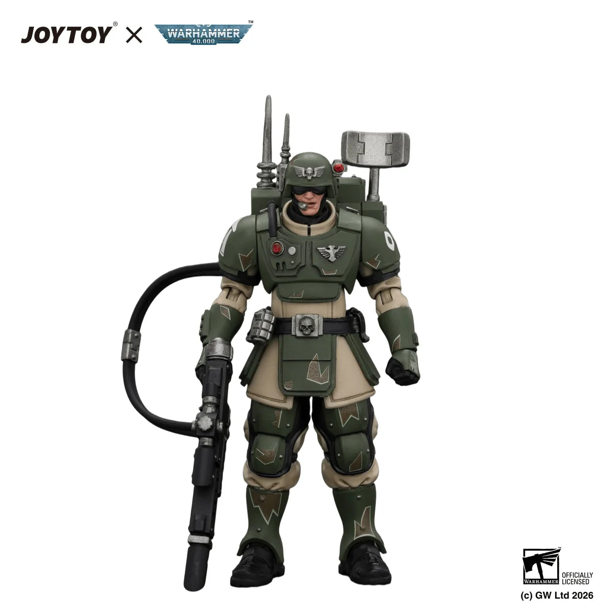 Astra Militarum Kasrkin 3 with Hot-shot Lasgun and Vox-caster