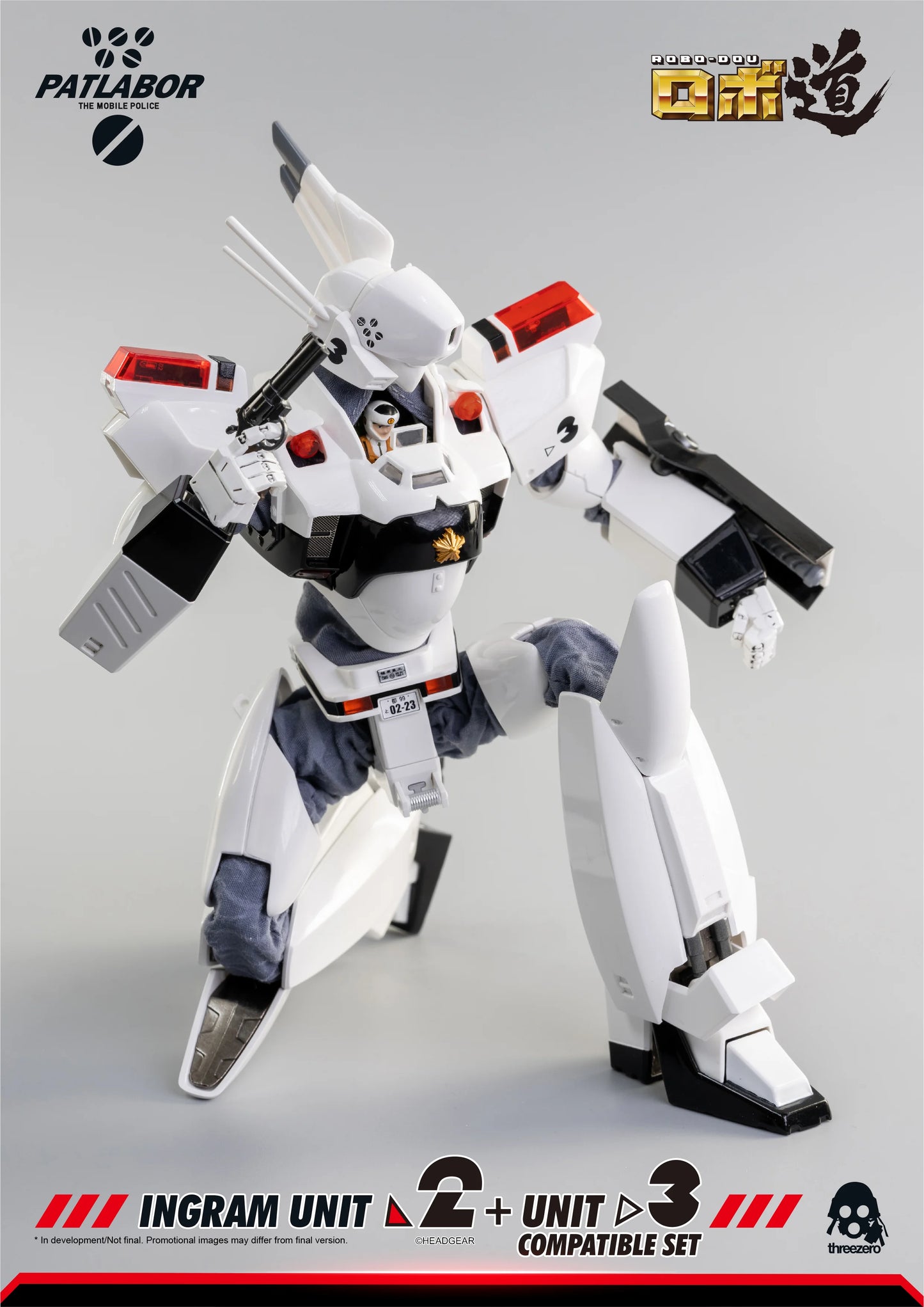 threezero ROBO-DOU Ingram Unit 2 + Unit 3 Compatible Articulated Figure