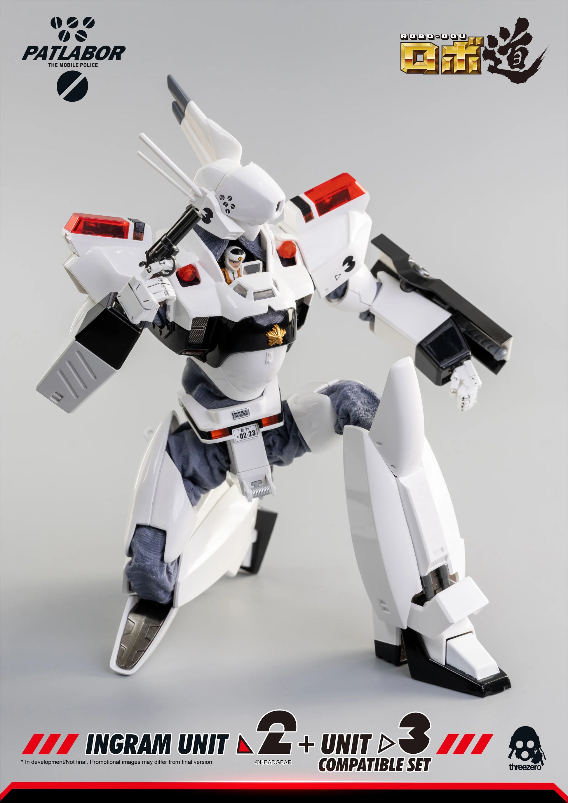 threezero ROBO-DOU Ingram Unit 2 + Unit 3 Compatible Articulated Figure