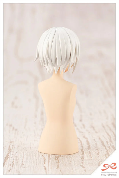 Kotobukiya After School Short Wig Type A White & Chocolate Brown Plastic Model Kit