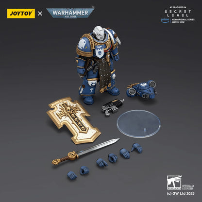 Ultramarines Torvald with Power Sword, Stormshield and Bolt Pistol