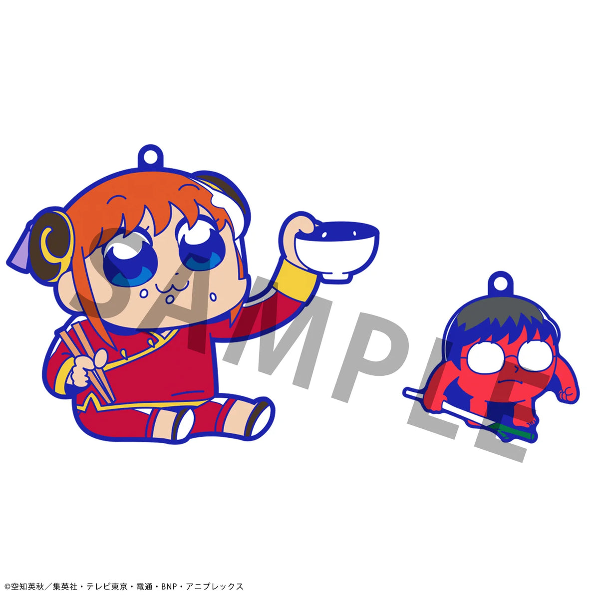 Gintama x Okawabukubu Gintama Oshanti Rubber Mascot (8pc per box)