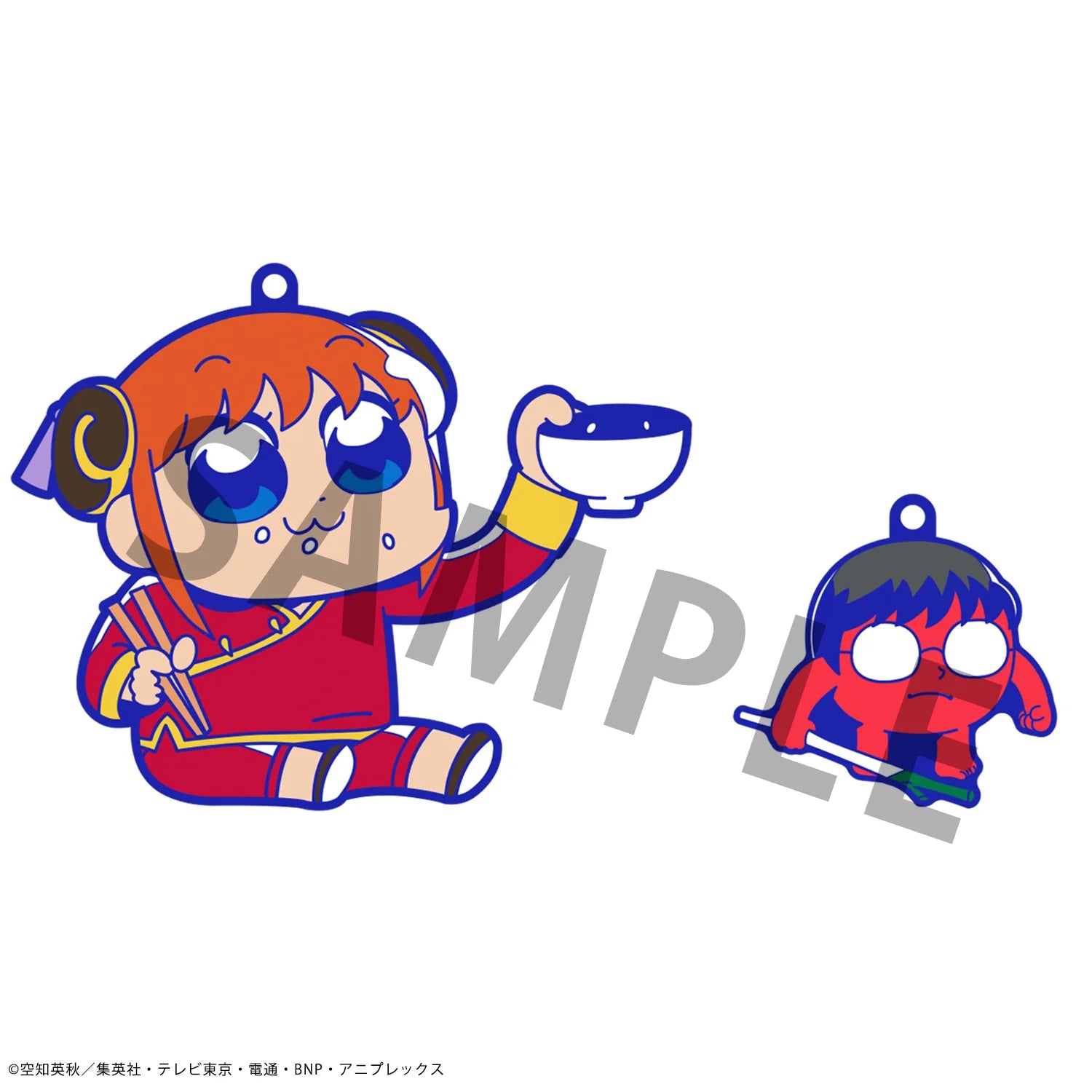 Gintama x Okawabukubu Gintama Oshanti Rubber Mascot (8pc per box)