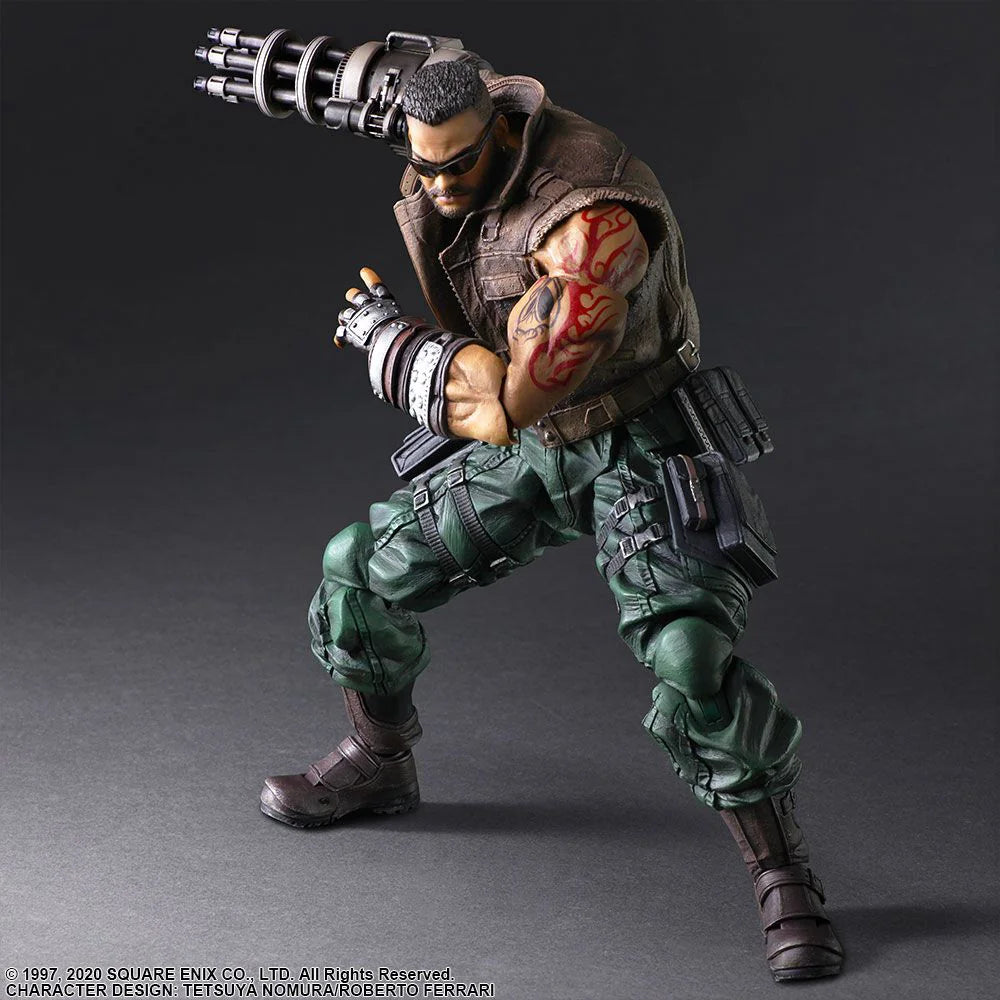 Final Fantasy VII Remake Barret Wallace Play Arts Kai Action Figure Ver. 2