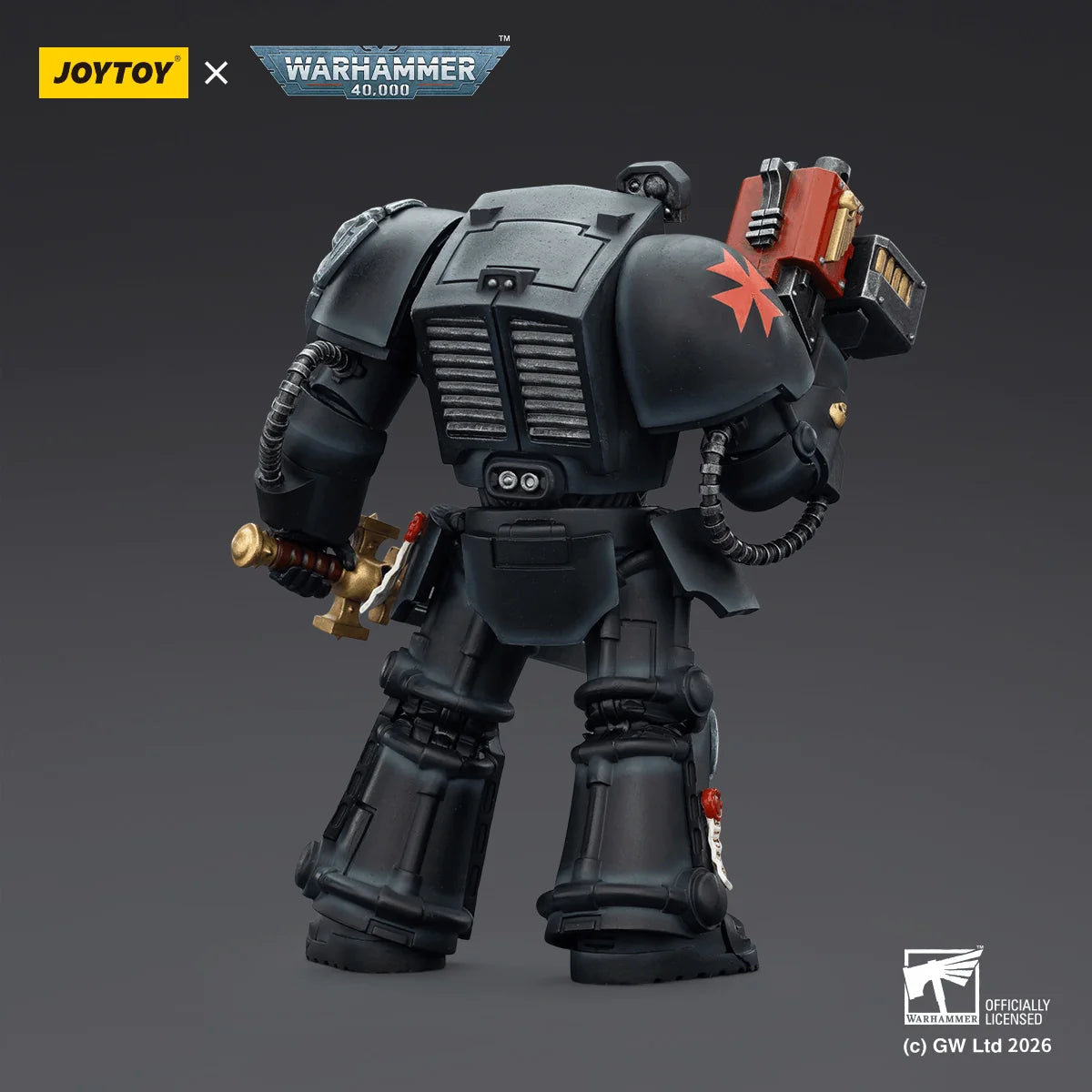 Black Templars Terminator 1 with Power Sword and Storm Bolter