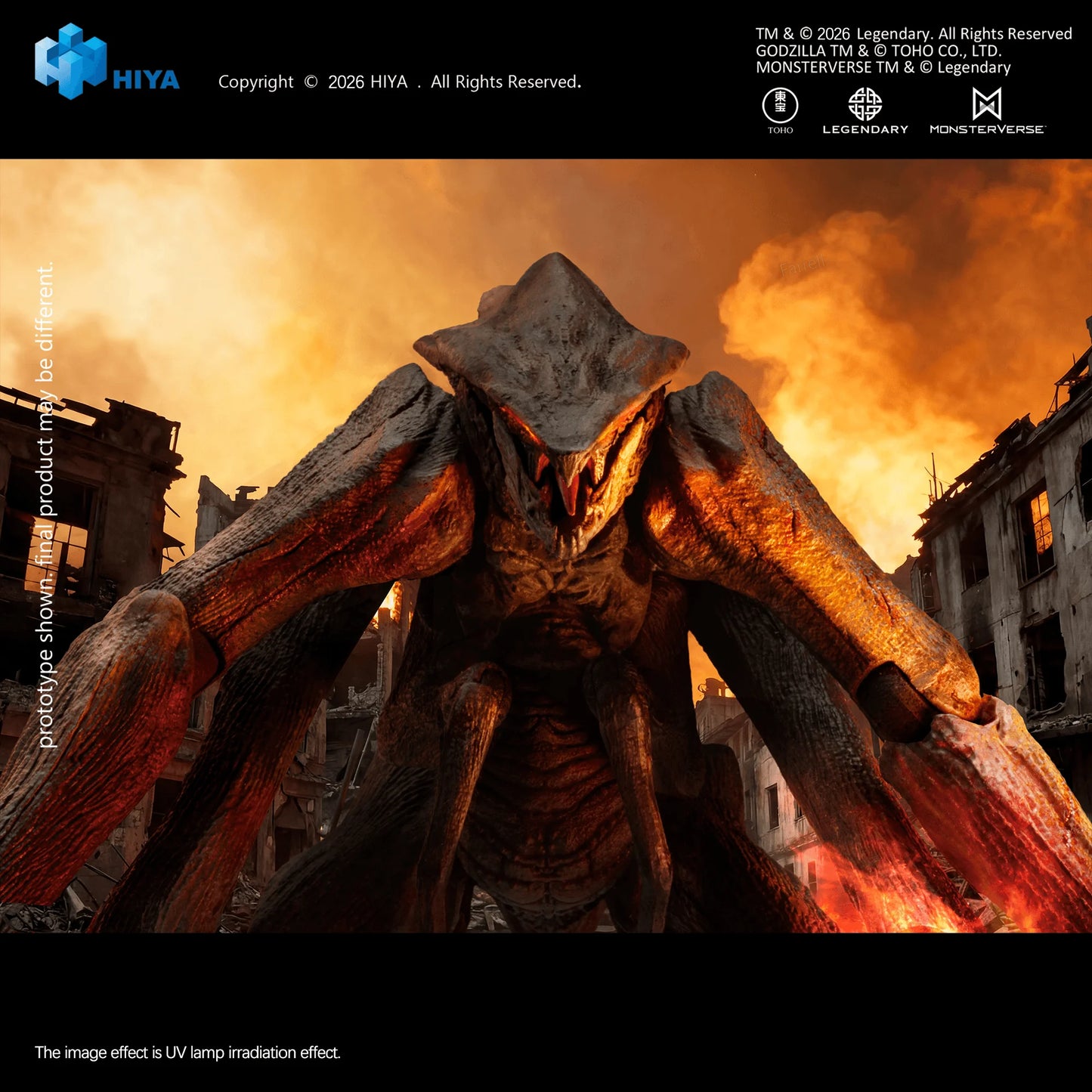 None Scale 5.9 Inch Godzilla King of the Monsters Muto Action Figure