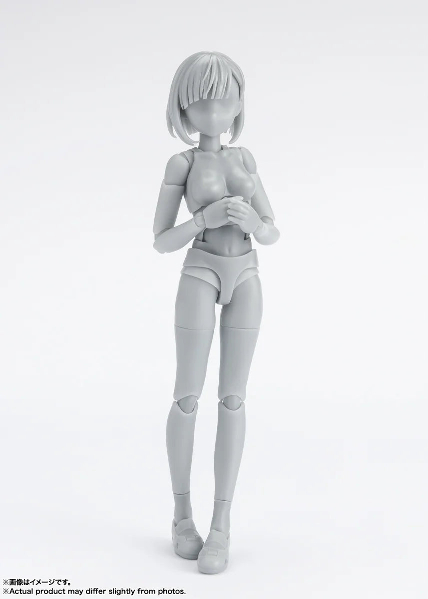 S.H. Figuarts Body-chan School Life Edition DX Set Gray Action Figure