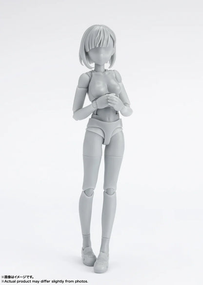 S.H. Figuarts Body-chan School Life Edition DX Set Gray Action Figure