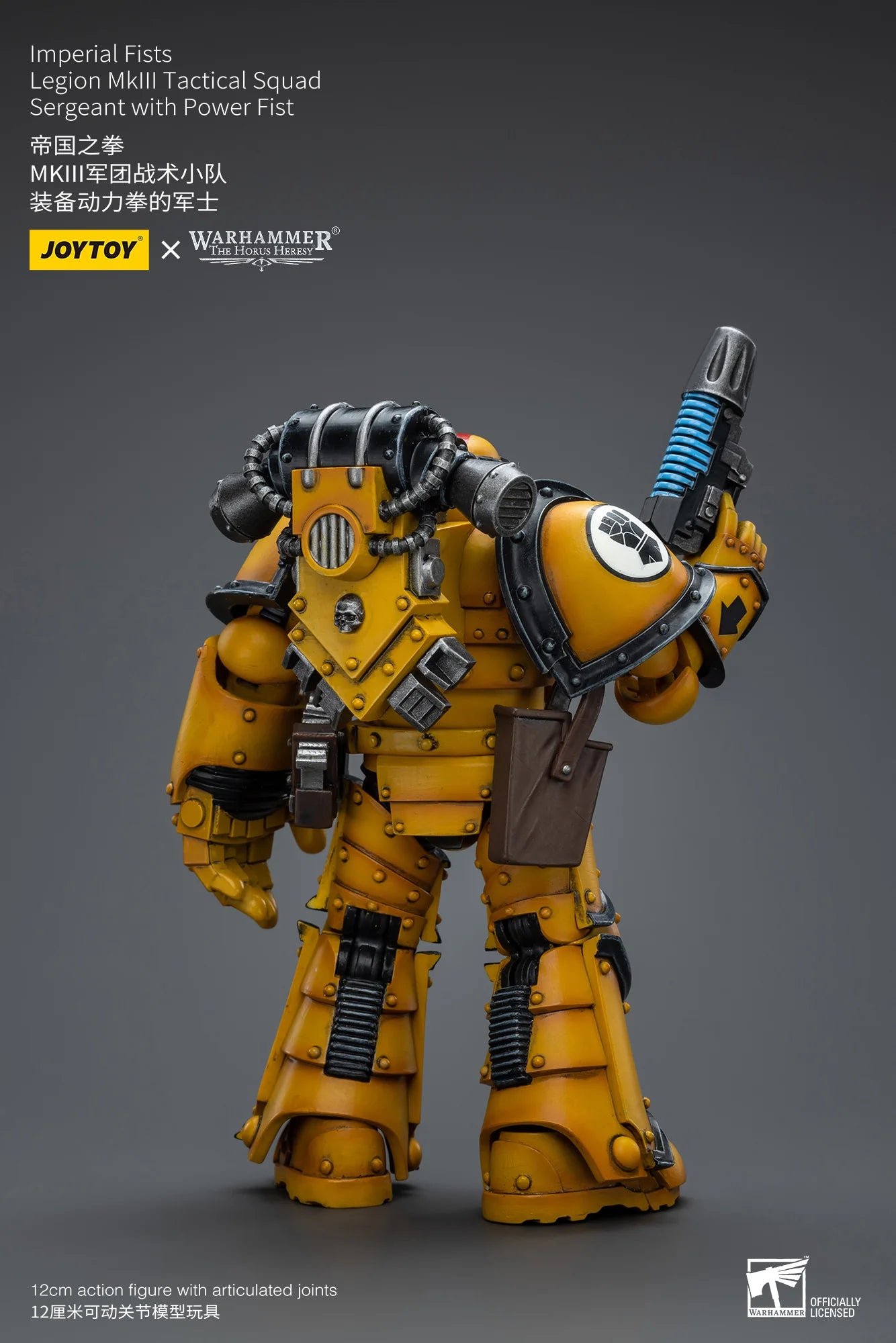 JOYTOY Warhammer 40K Imperial Fists Legion MkIII Tactical Squad Sergeant Action Figure