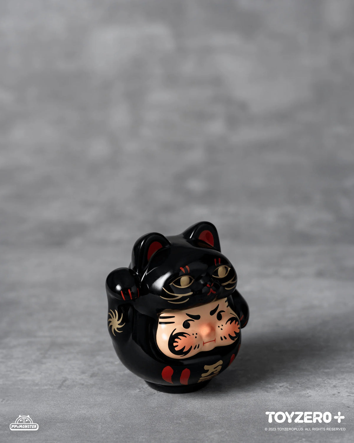 PP Lucky Cat Daruma (Black cat edition)
