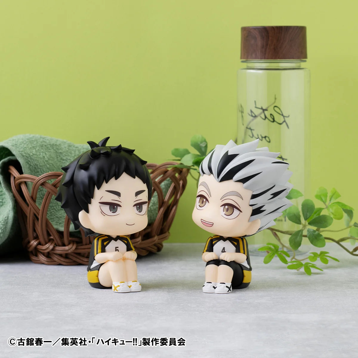 Lookup Haikyu!! Kotaro Bokuto & Keiji Akaashi Uniform Set Figure