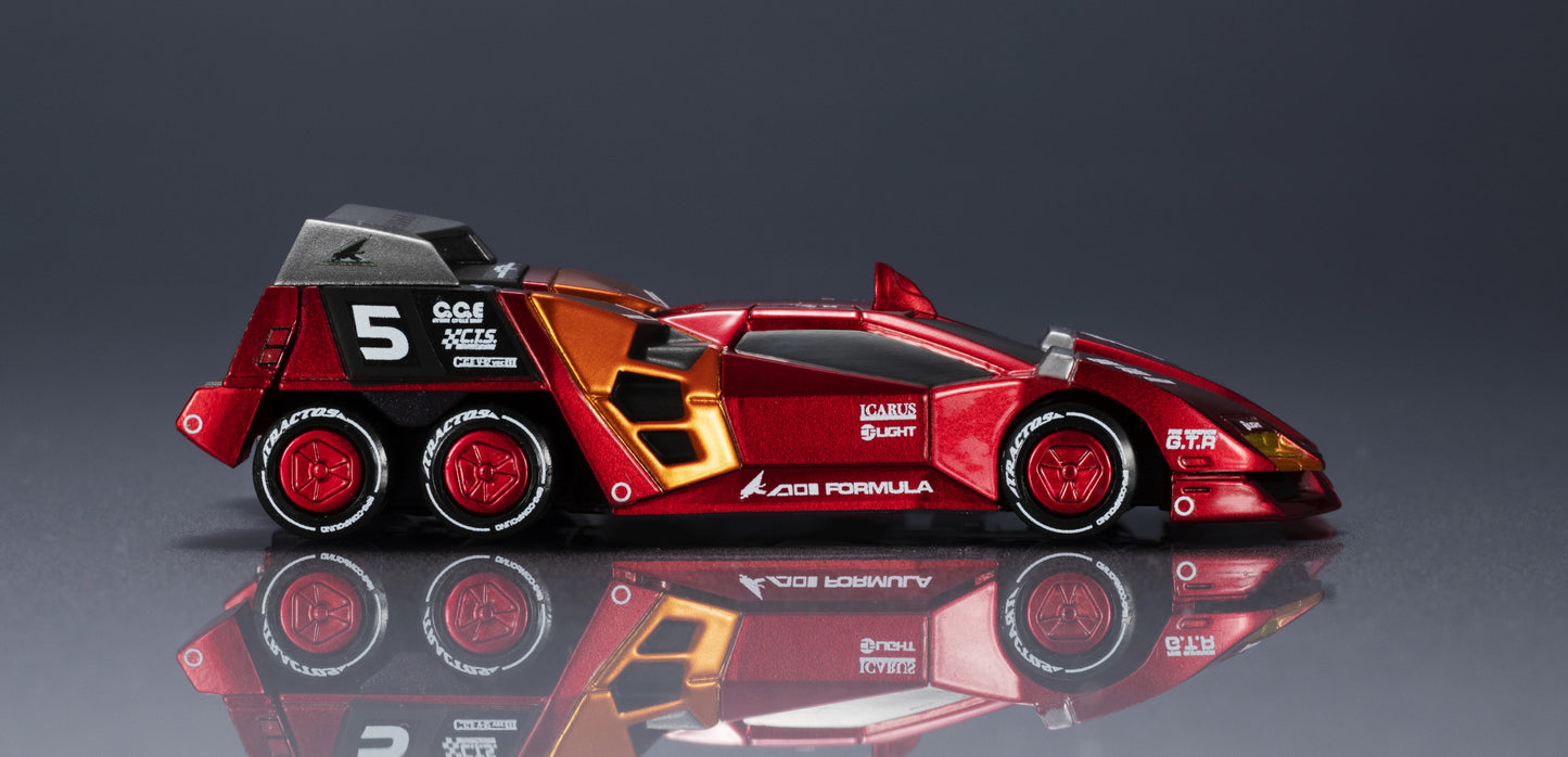 MegaHouse Cyber Formula Collection Future GPX Cyber Formula FIRE SUPERION G.T.R Racing Machine Model