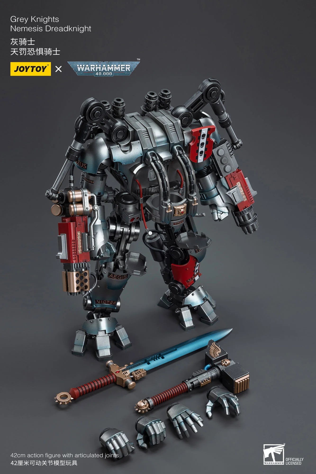 JOYTOY Grey Knights Nemesis Dreadknight Collectible Figure
