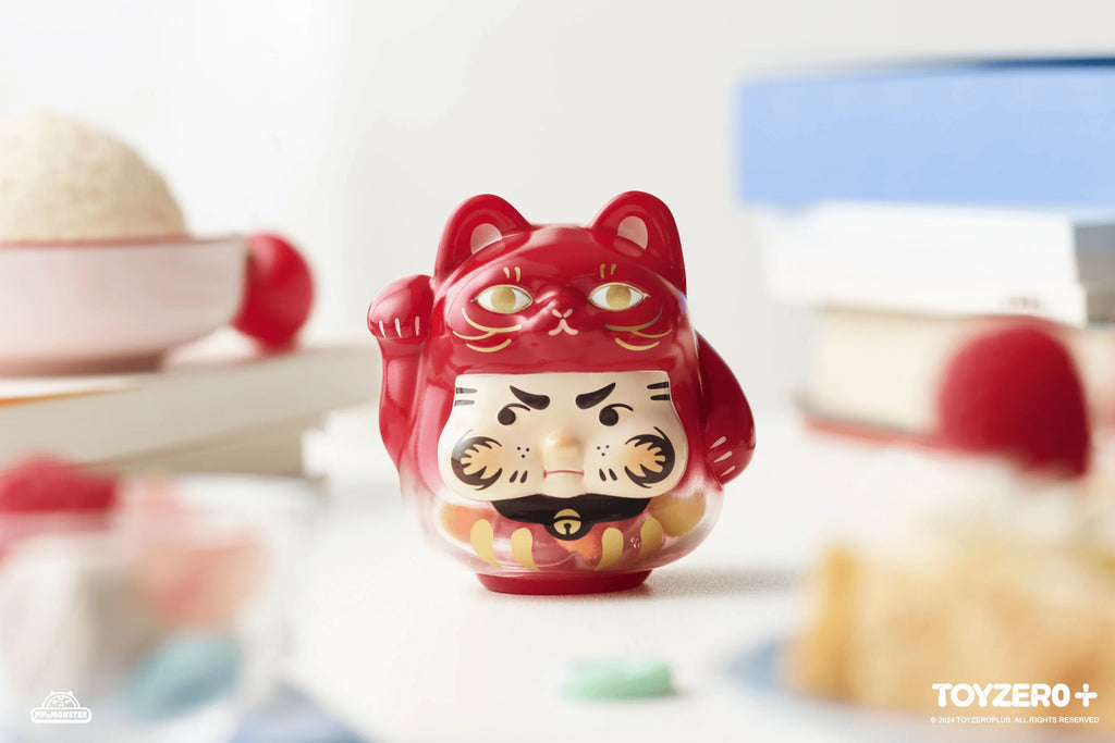PP X MONSTER Lucky Kitten Daruma Blind Box (Box of 6)