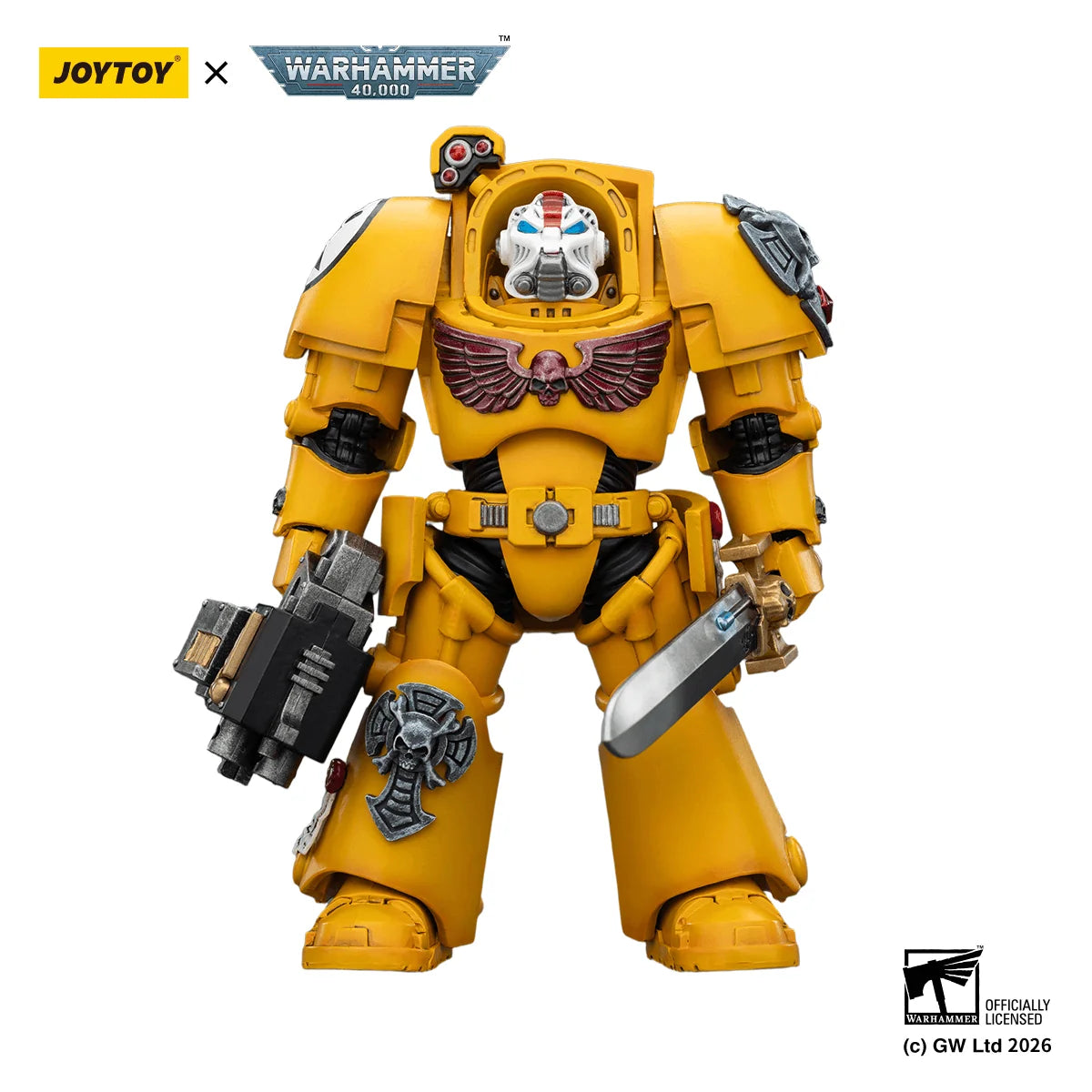 Imperial Fists Terminator 1 with Power Sword and Storm Bolter