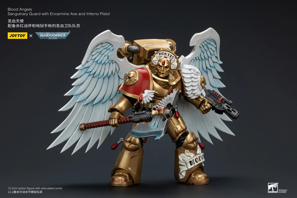 JoyToy Warhammer 40K Blood Angels Sanguinary Guard Action Figure