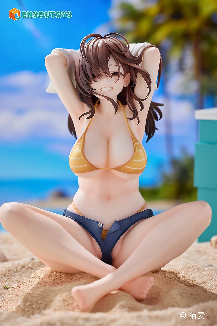 ENSOUTOYS Nekomugi Character Beach Scale Figure