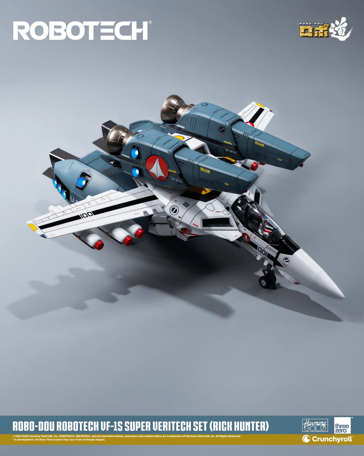 threezero ROBO-DOU VF-1S Super Veritech Collectible Figure (Rick Hunter)