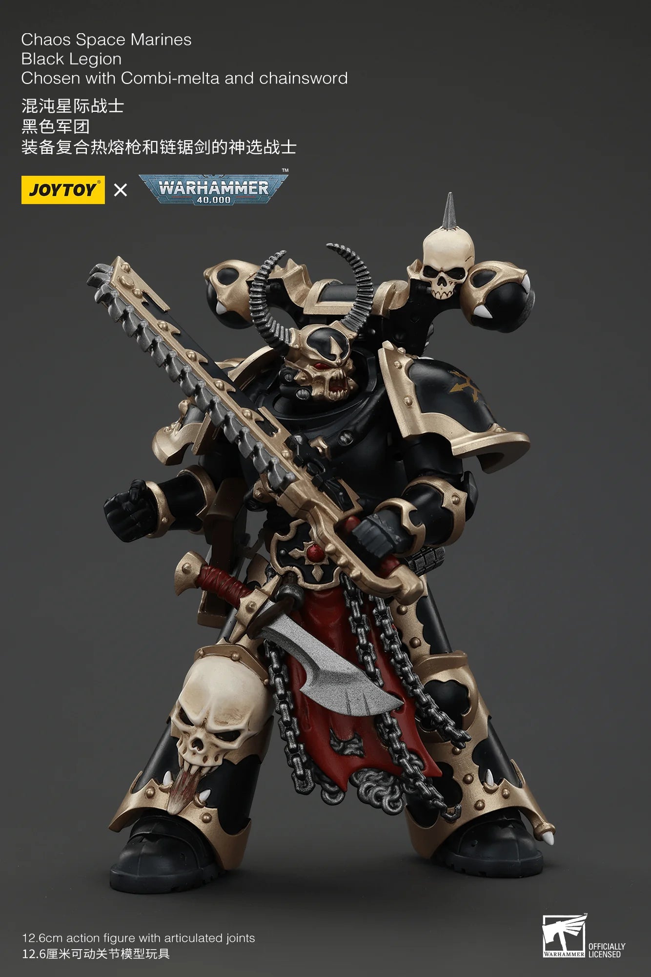 Chaos Space Marines Black Legion Chosen with Combi-melta and chainsword