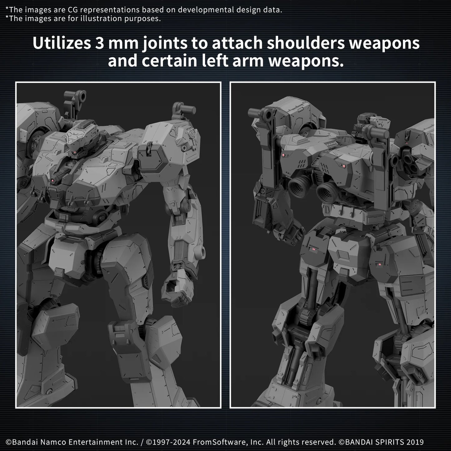 30MM ARMORED CORE Ⅵ FIRES OF RUBICON BALAM INDUSTRIES BD-011 MELANDER