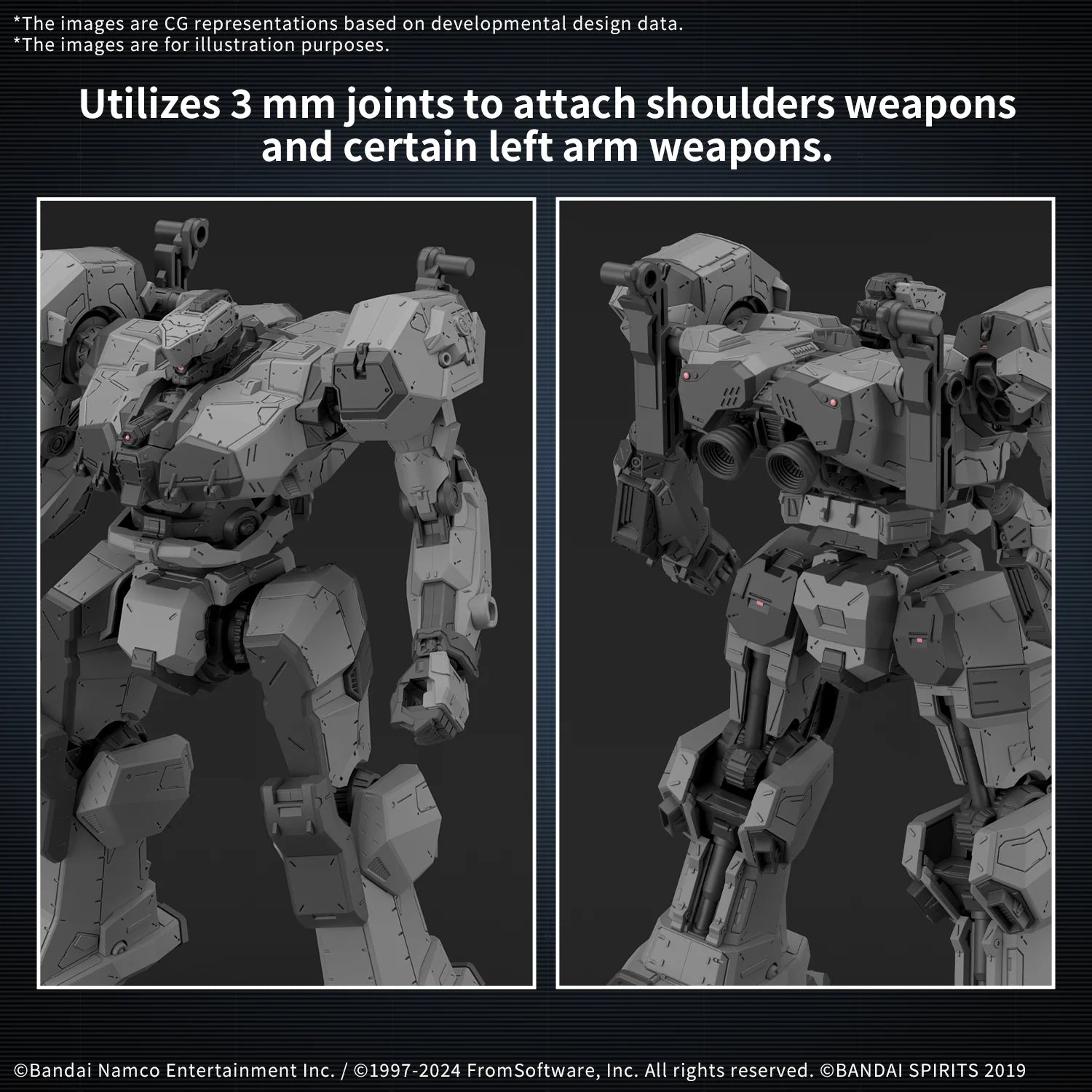 30MM ARMORED CORE Ⅵ FIRES OF RUBICON BALAM INDUSTRIES BD-011 MELANDER