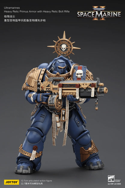 Ultramarines Heavy Relic Primus Armor with Heavy Relic Bolt Rifle
