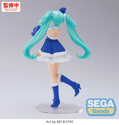 "Hatsune Miku Series" High Premium Figure "Hatsune Miku" Sapphire Christmas Ver.
