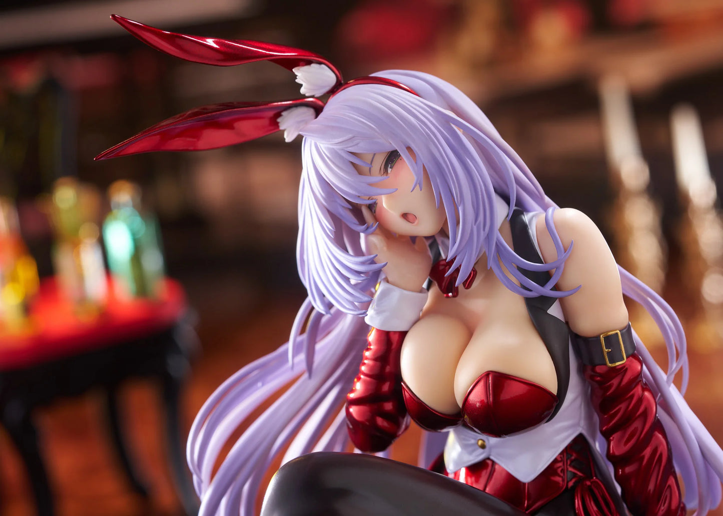 PLUM PMOA Amagasa Tsuduri Bunny Style PVC Scale Figure (Christmas Santa Color)