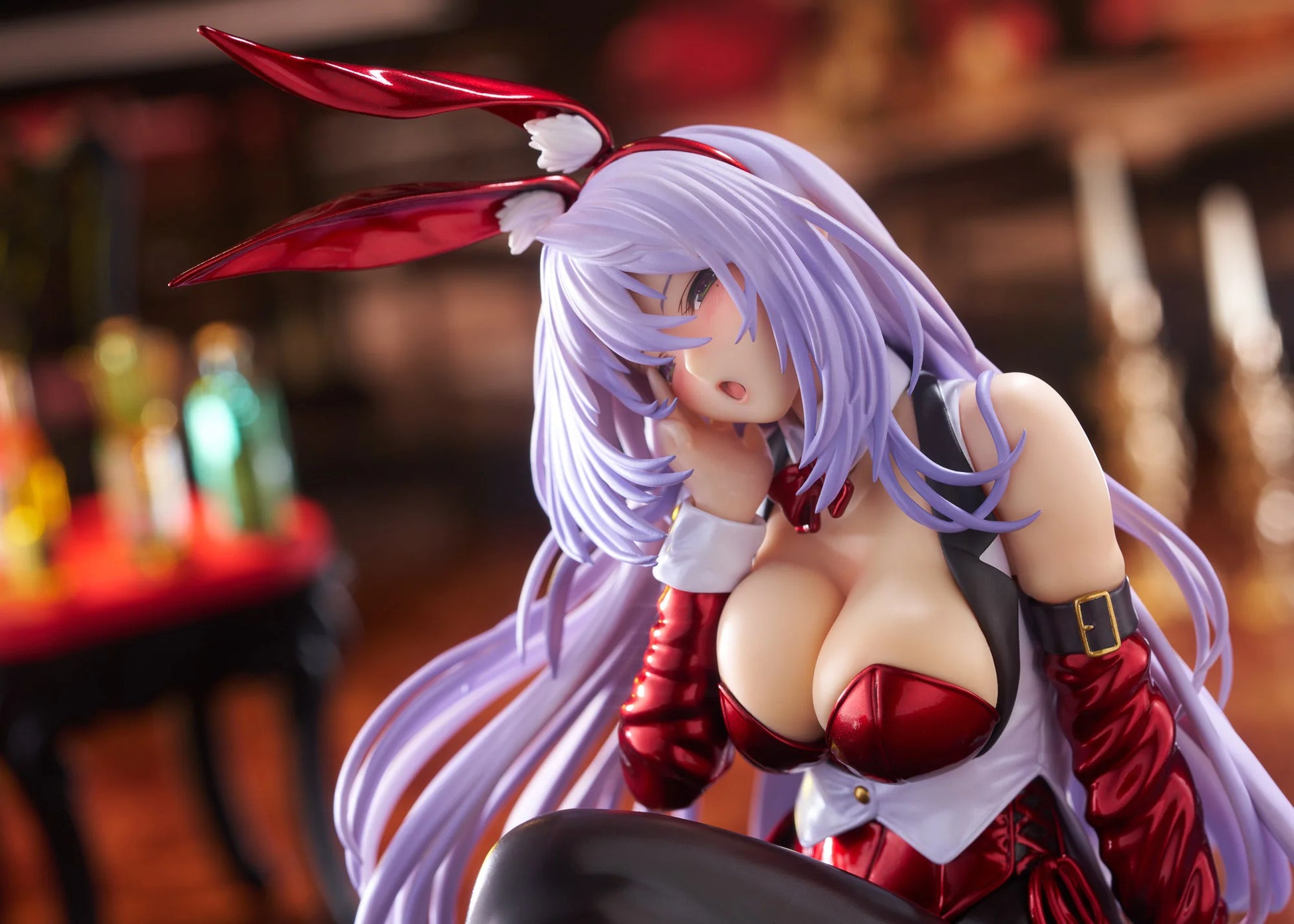 PLUM PMOA Amagasa Tsuduri Bunny Style PVC Scale Figure (Christmas Santa Color)